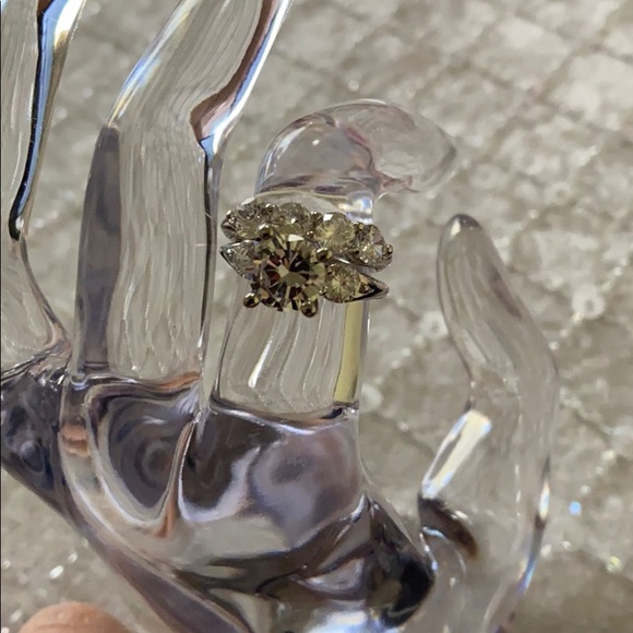 NWT 2pcs/set 925 Silver Wedding Engagement Ring - Picture 3 of 7